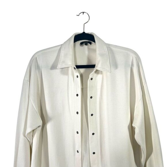 Massimo Dutti Men's Off-White Button-Down Shirt Size XS-S - Picture 10 of 14